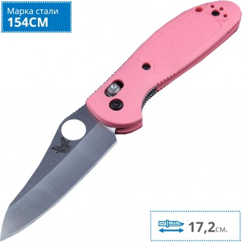 Нож BENCHMADE 555HG-PNK MINI GRIPTILIAN